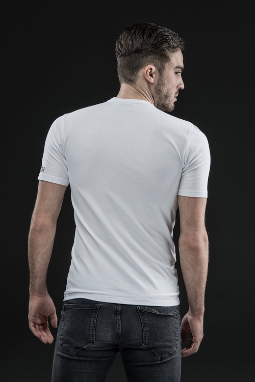 GIVALRI Basic T-shirt Wit