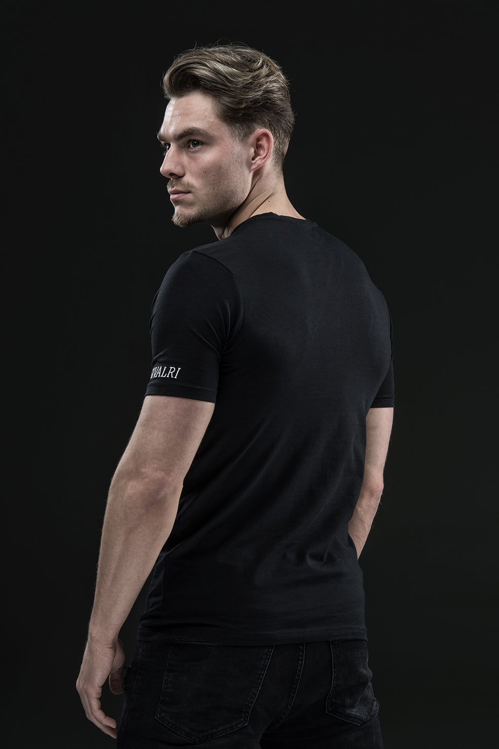 GIVALRI Basic T-shirt Zwart