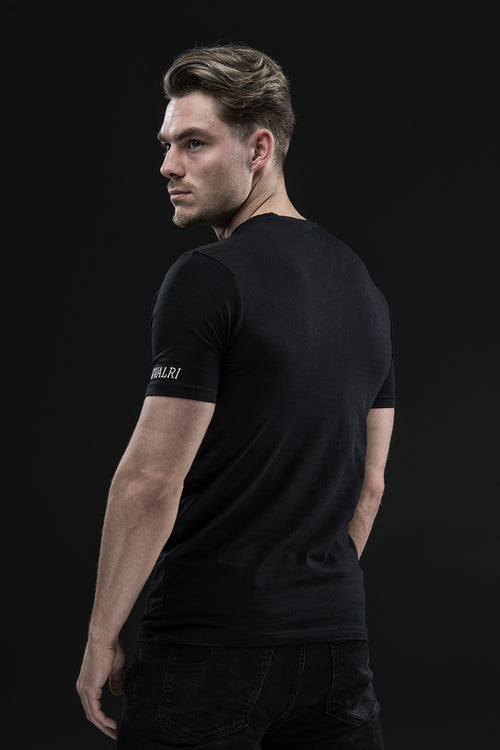 GIVALRI Basic T-shirt Zwart