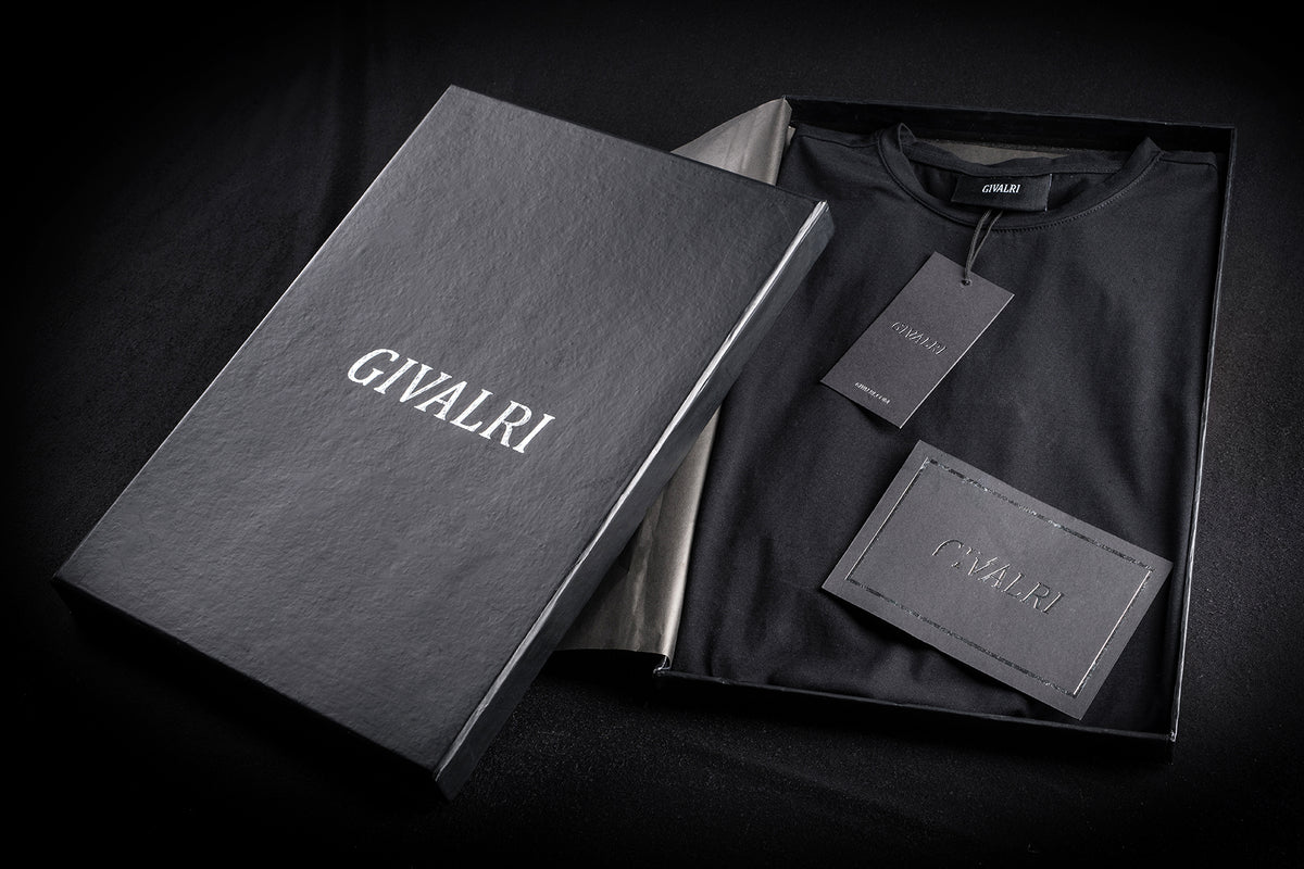 GIVALRI Basic T-shirt Zwart